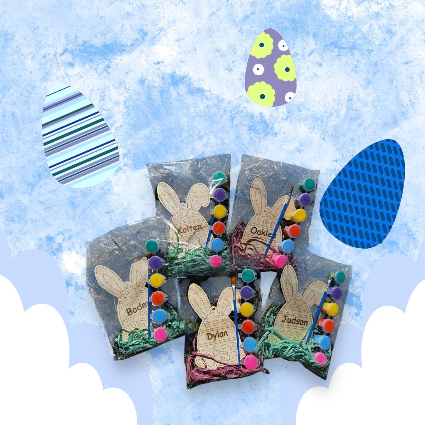 Personalized Easter Bunny Paint Kit – Fun DIY Activity for Kids!