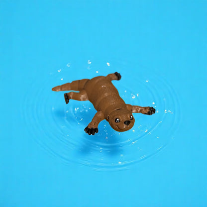 🦦 3D Printed Otter Figurine – 9” Floating Otter – Eco-Friendly PLA – Cute Decor & Gift Idea
